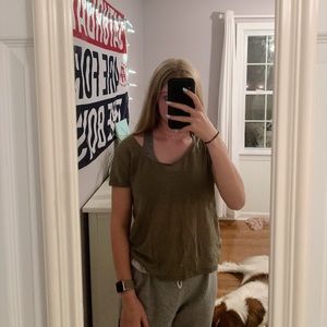 Green t-shirt from Gap